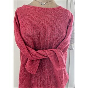 Soft Surroundings lightwt pullover mohair blend‎ layering L sleeve boxy feminine